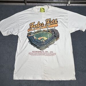 NWT Vintage 1990's Pittsburgh Pirates Forbes Field Single Stitch T-Shirt XL